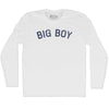 Big Boy Adult Cotton Long Sleeve T-shirt by Tribe Lacrosse