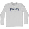Big Ern Adult Cotton Long Sleeve T-shirt by Tribe Lacrosse