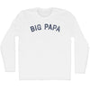 Big Papa Adult Cotton Long Sleeve T-shirt by Tribe Lacrosse