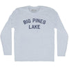 Big Pines Lake Adult Tri-Blend Long Sleeve T-shirt by Tribe Lacrosse