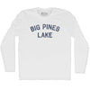 Big Pines Lake Adult Cotton Long Sleeve T-shirt by Tribe Lacrosse