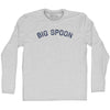 Big Spoon Adult Cotton Long Sleeve T-shirt by Tribe Lacrosse