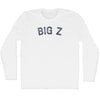 Big Z Adult Cotton Long Sleeve T-shirt by Tribe Lacrosse