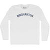 Binghamton Adult Cotton Long Sleeve T-shirt by Tribe Lacrosse