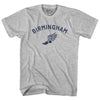 Birmingham Running Track Winged Foot-Adult Cotton T-shirt by Tribe Lacrosse