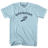 Birmingham Running Track Winged Foot-Adult Cotton T-shirt by Tribe Lacrosse