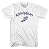 Birmingham Running Track Winged Foot-Adult Cotton T-shirt by Tribe Lacrosse