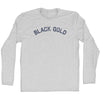 Black Gold Adult Cotton Long Sleeve T-shirt by Tribe Lacrosse