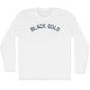 Black Gold Adult Cotton Long Sleeve T-shirt by Tribe Lacrosse