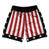 Black, Red and White Champ Athletic Running Fitness Exercise Shorts 7" Inseam Shorts Made In USA by Tribe Lacrosse