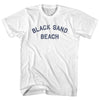 Black Sand Beach Womens Cotton Junior Cut T-Shirt by Tribe Lacrosse