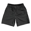 Pinstripes Athletic Running Fitness Exercise Shorts 7" Inseam Shorts Made In USA by Tribe Lacrosse