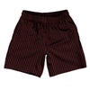 Pinstripes Athletic Running Fitness Exercise Shorts 7" Inseam Shorts Made In USA by Tribe Lacrosse