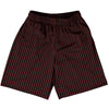 Pinstripes Basketball Practice Shorts Made In USA by Tribe Lacrosse