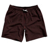 Pinstripes Swim Shorts 7" Made in USA by Tribe Lacrosse