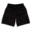 Splatter Athletic Running Fitness Exercise Shorts 7" Inseam Shorts Made In USA by Tribe Lacrosse