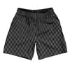 Pinstripes Athletic Running Fitness Exercise Shorts 7" Inseam Shorts Made In USA by Tribe Lacrosse