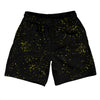 Splatter Athletic Running Fitness Exercise Shorts 7" Inseam Shorts Made In USA by Tribe Lacrosse