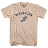 Blackburn Running Track Winged Foot-Adult Cotton T-shirt by Tribe Lacrosse