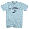 Blackburn Running Track Winged Foot-Adult Cotton T-shirt by Tribe Lacrosse