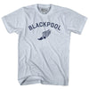 Blackpool Running Track Winged Foot-Adult Tri-Blend T-shirt by Tribe Lacrosse