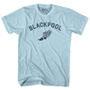 Blackpool Running Track Winged Foot-Adult Cotton T-shirt by Tribe Lacrosse