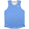 Blank Blue Carolina Athletic Tank Top by Tribe Lacrosse