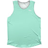 Blank Blue Mint Athletic Tank Top by Tribe Lacrosse