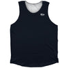 Blank Blue Navy Almost Black Athletic Tank Top by Tribe Lacrosse