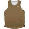 Blank Brown Yellow Athletic Tank Top by Tribe Lacrosse