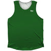 Blank Green Dark Kelly Athletic Tank Top by Tribe Lacrosse