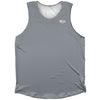 Blank Grey Dark Athletic Tank Top by Tribe Lacrosse