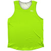 Blank Neon Green Athletic Tank Top by Tribe Lacrosse
