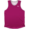 Blank Pink Fuschia Athletic Tank Top by Tribe Lacrosse
