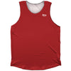 Blank Red Dark Athletic Tank Top by Tribe Lacrosse