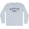 Bless His Soul Adult Tri-Blend Long Sleeve T-shirt by Tribe Lacrosse