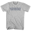 Blizzards Are For Winners Womens Cotton Junior Cut T-Shirt by Tribe Lacrosse