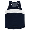 Blue Navy Almost Black And White Running Track Tops Made In USA by Tribe Lacrosse