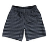 Pinstripes Athletic Running Fitness Exercise Shorts 7" Inseam Shorts Made In USA by Tribe Lacrosse