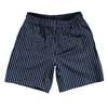 Pinstripes Athletic Running Fitness Exercise Shorts 7" Inseam Shorts Made In USA by Tribe Lacrosse