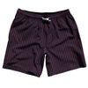 Pinstripes Swim Shorts 7" Made in USA by Tribe Lacrosse