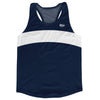 Blue Navy And White Running Track Tops Made In USA by Tribe Lacrosse