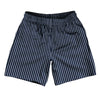 Pinstripes Athletic Running Fitness Exercise Shorts 7" Inseam Shorts Made In USA by Tribe Lacrosse