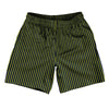 Pinstripes Athletic Running Fitness Exercise Shorts 7" Inseam Shorts Made In USA by Tribe Lacrosse