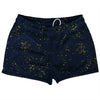 Splatter Shorty Short Gym Shorts 2.5" Inseam Made In USA by Tribe Lacrosse