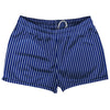 Pinstripes Shorty Short Gym Shorts 2.5" Inseam Made In USA by Tribe Lacrosse