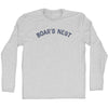 Boar's Nest Adult Cotton Long Sleeve T-shirt by Tribe Lacrosse