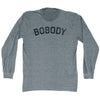 Bobody Adult Tri-Blend Long Sleeve T-shirt by Tribe Lacrosse