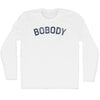 Bobody Adult Cotton Long Sleeve T-shirt by Tribe Lacrosse