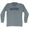 Bocce Adult Tri-Blend Long Sleeve T-shirt by Tribe Lacrosse